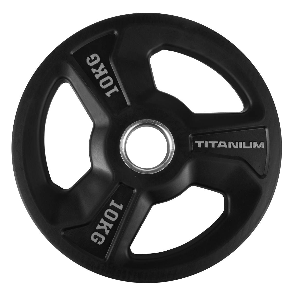Titanium Strength Premium Gummischeiben mit 3 Tri-Grip Griffen