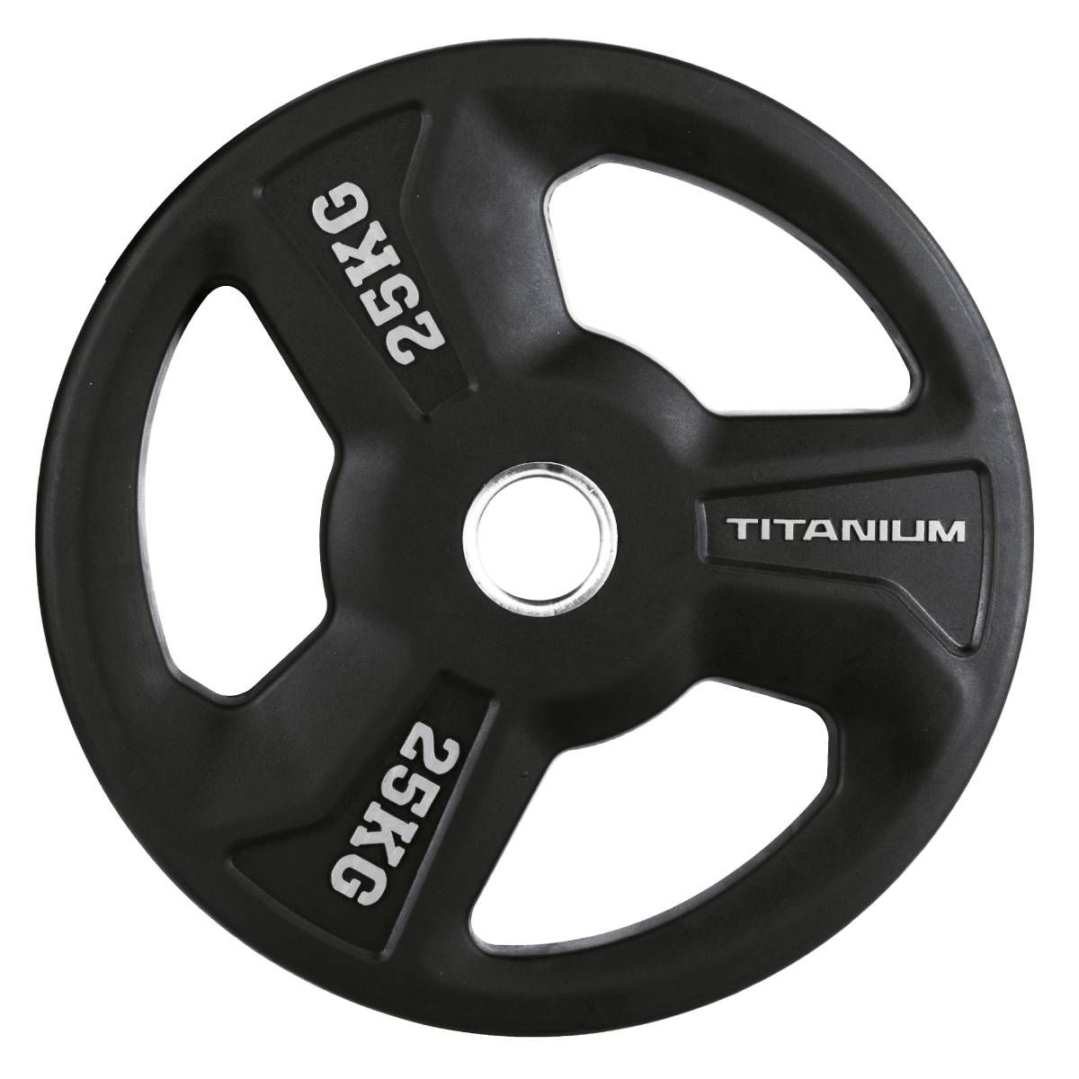 Titanium Strength Premium Gummischeiben mit 3 Tri-Grip Griffen