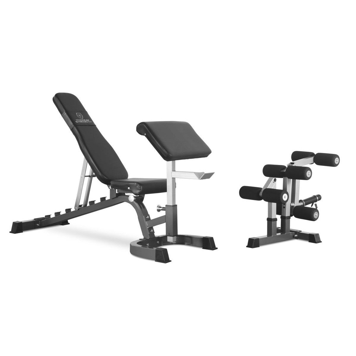 Titanium Strength Attachment Holder Set - Leg Developer und Preacher Pad 330A