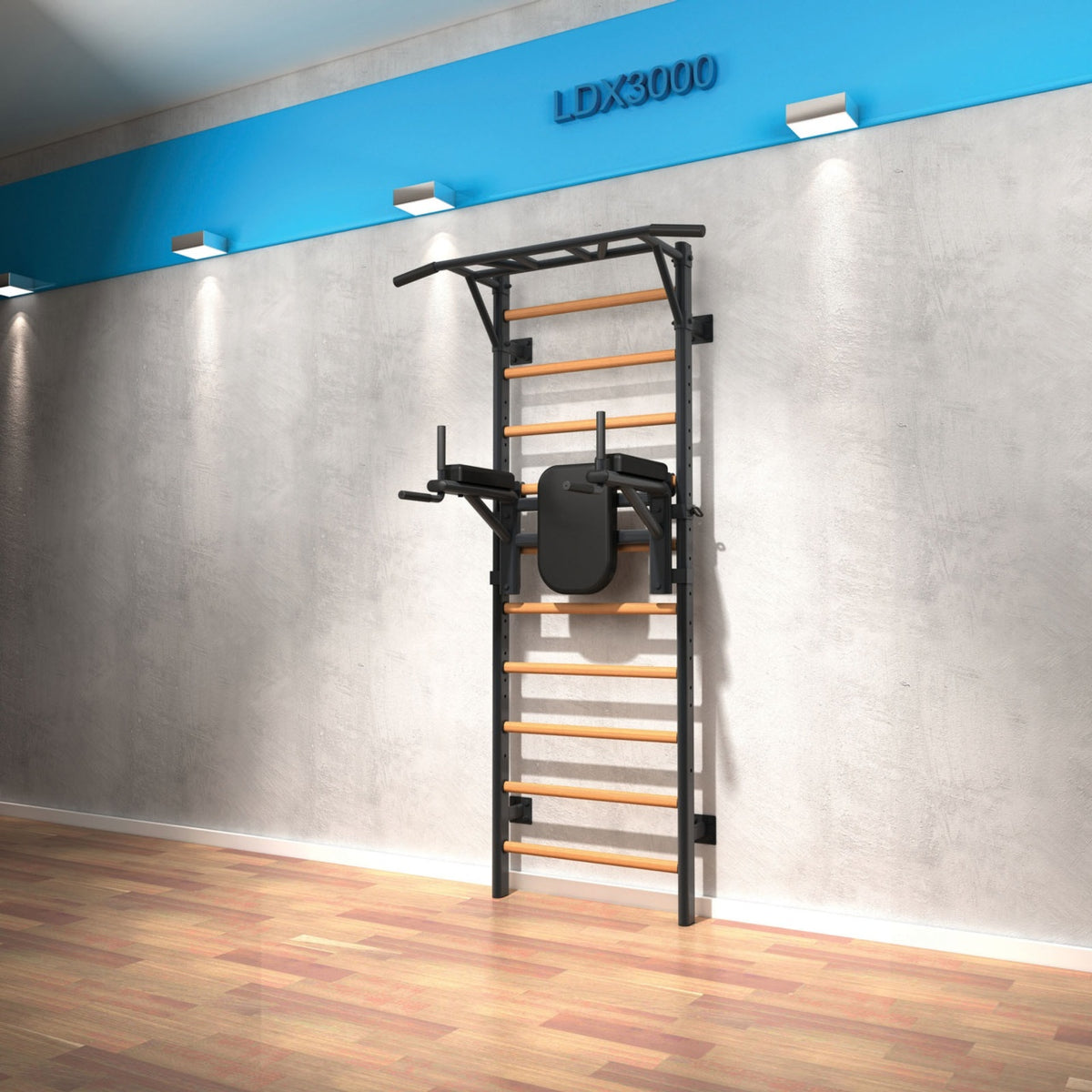 TOORX Dip-Station für Sprossenwand LDX-3000 – Ansicht 2