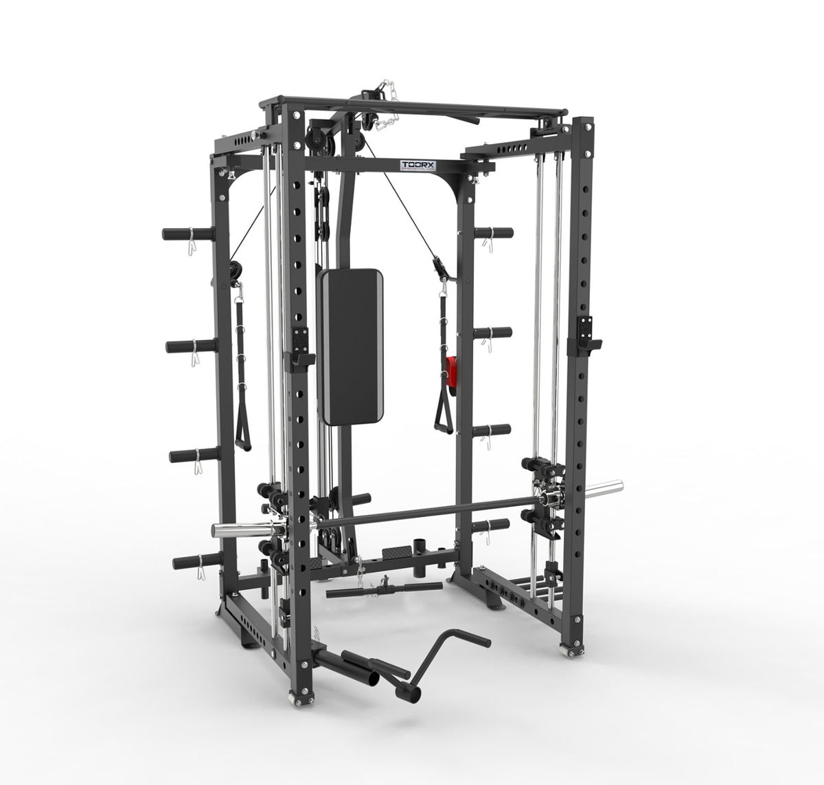 TOORX All-in-One-Station klappbar mit Functional Trainer, Latzug, Multipresse und Rack ASX-3000 – Ansicht 20