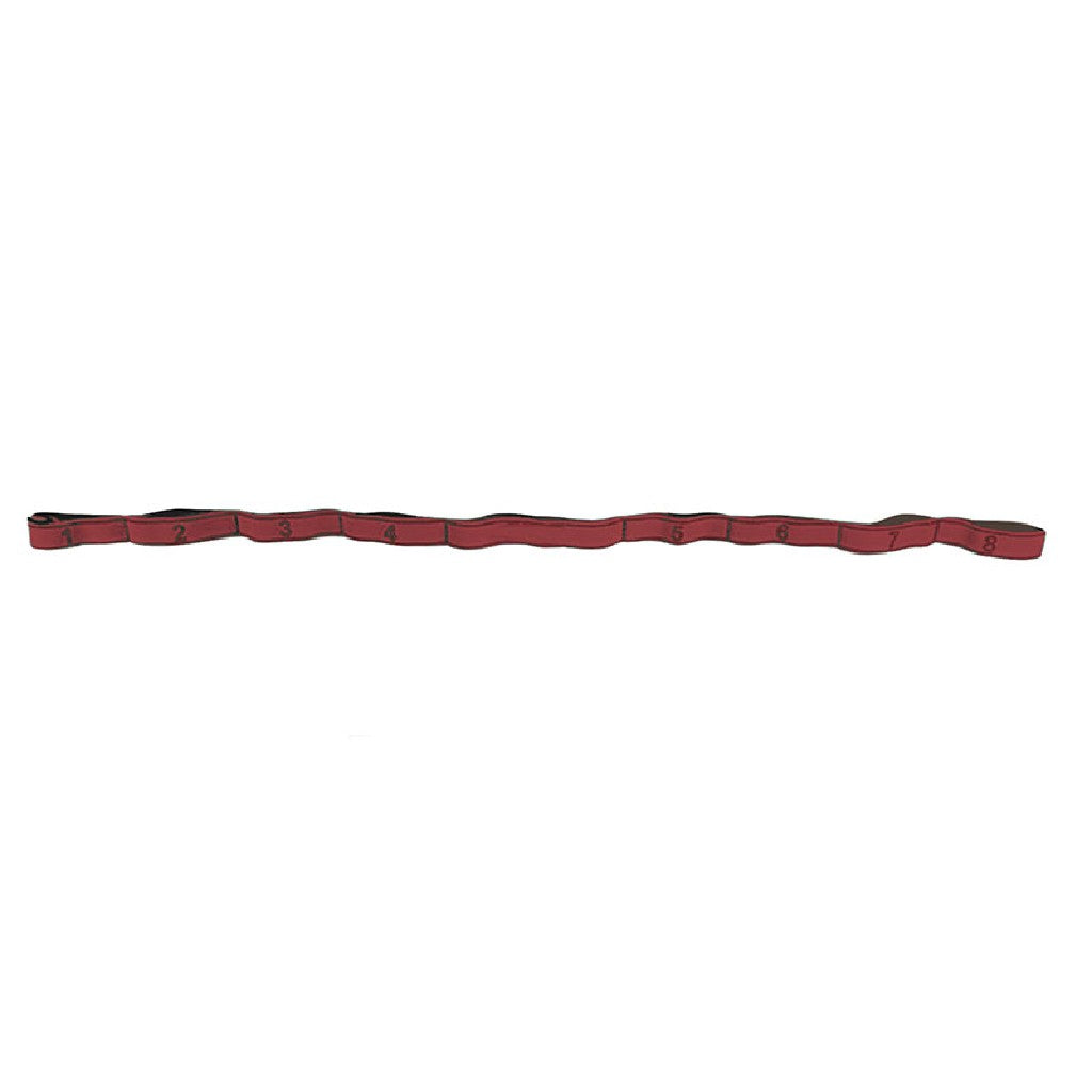 TOORX Stretchband aus Textil mit Schlaufen – Ausführung: Strong – Rot (15 kg), Ansicht 2