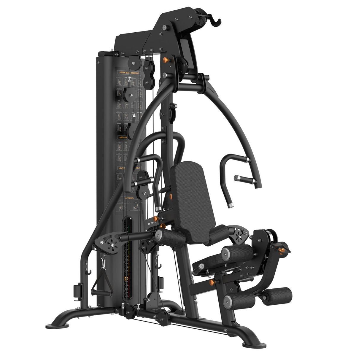 TOORX Kraftstation MSX-5000 mit 105 kg Steckgewicht – Ansicht 2