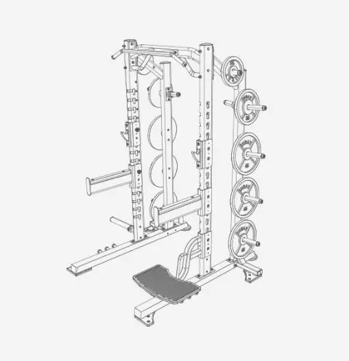 BH Fitness Half Rack PL350B