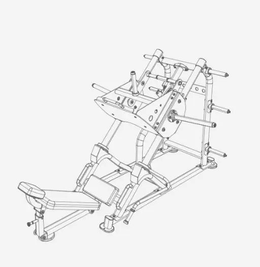 BH Fitness 45° Leg Press PL700B