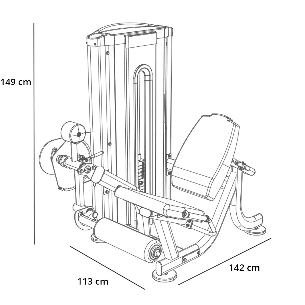 BH Fitness INERTIA Leg Extension L010B