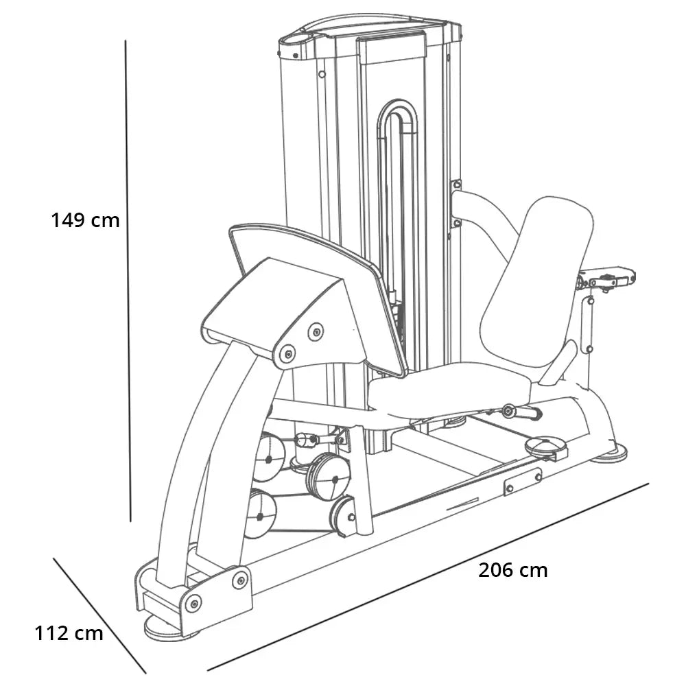 BH Fitness INERTIA Leg Press L050B