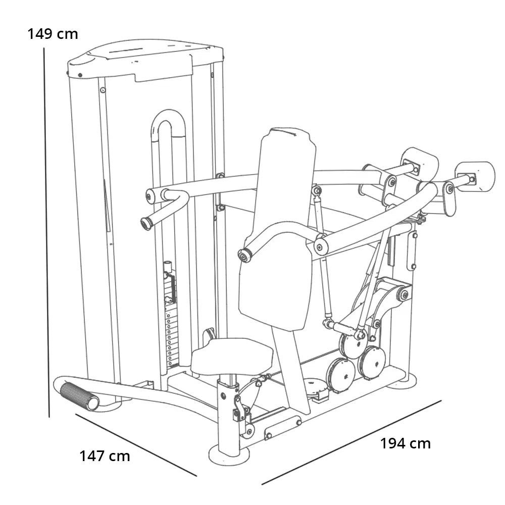 BH Fitness INERTIA Shoulder Press L090B