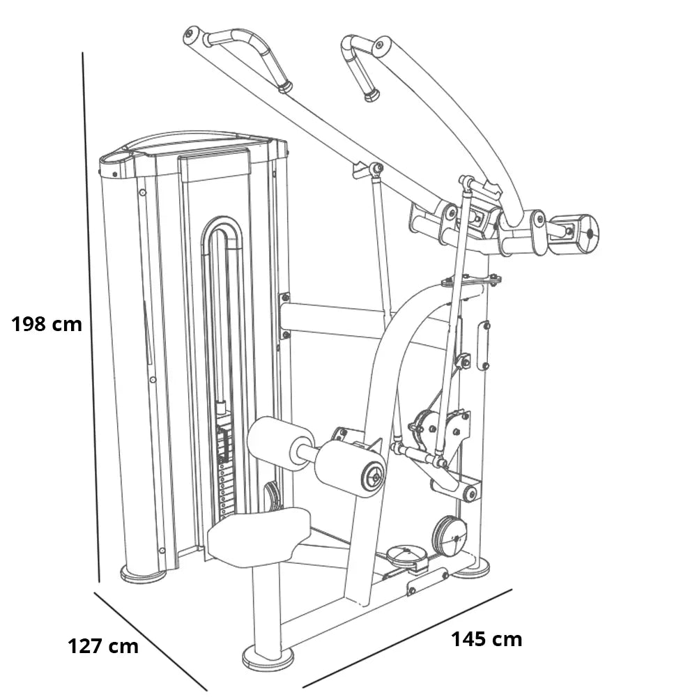 BH Fitness INERTIA Lat Pulley L110B