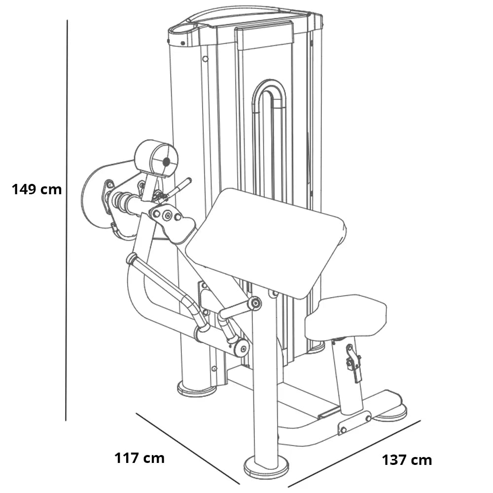 BH Fitness INERTIA Biceps L130B