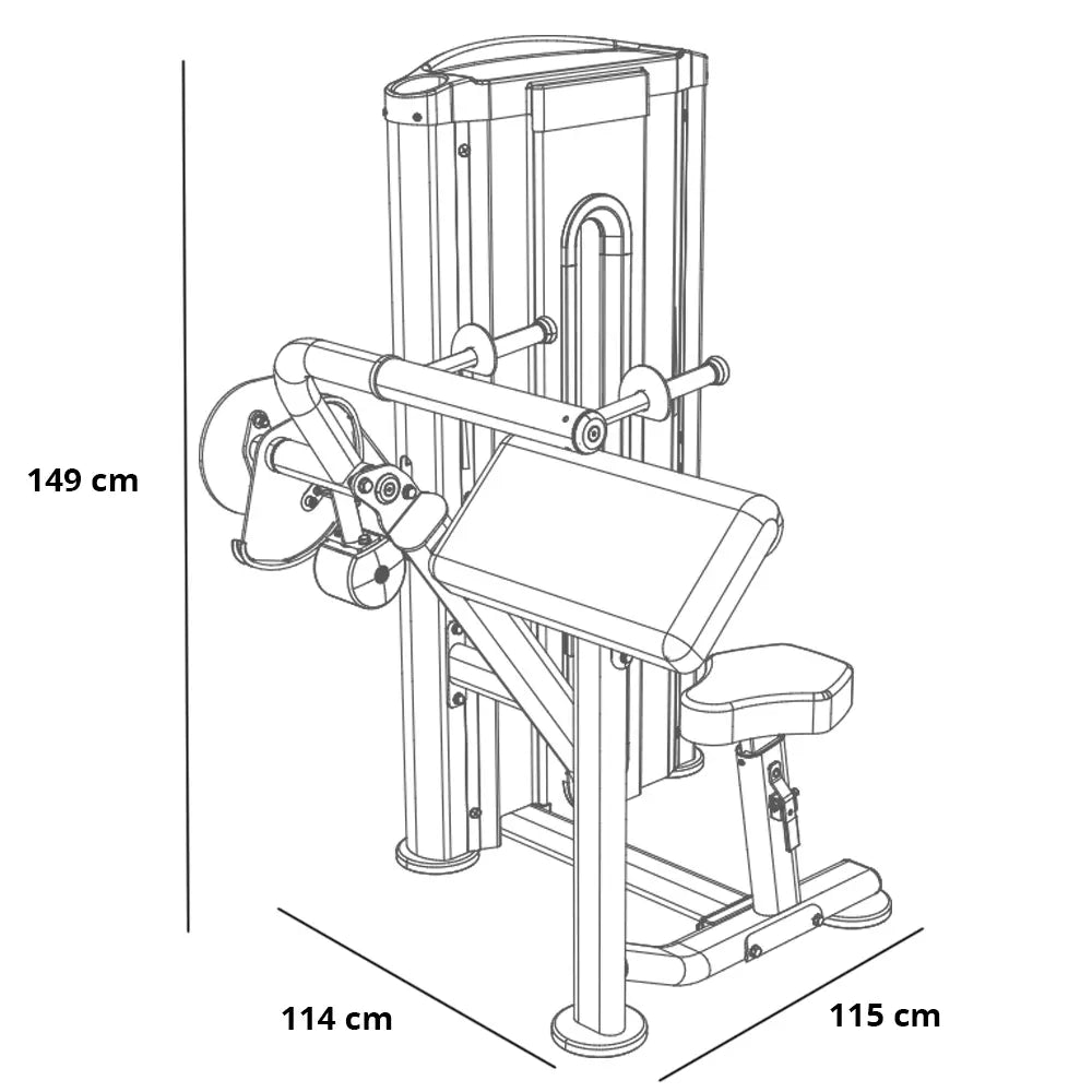 BH Fitness INERTIA Horizontal Triceps L160B