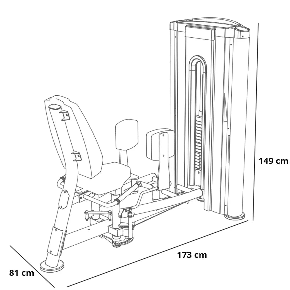 BH Fitness INERTIA Abduction und Adduction L250B