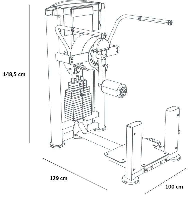 BH Fitness INERTIA Total Hip L340B