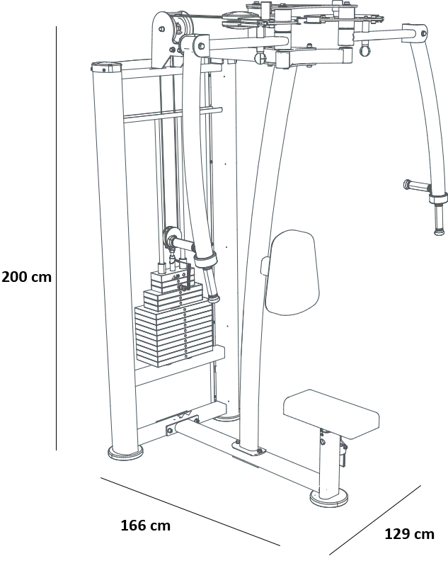 BH Fitness INERTIA Rear Deltoid L410B