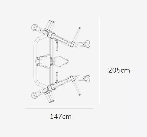 BH Fitness Chest Press PL070B