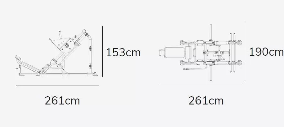 BH Fitness 45° Leg Press PL700B