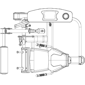 BH Fitness MOVEMIA Seated Leg Curl M170