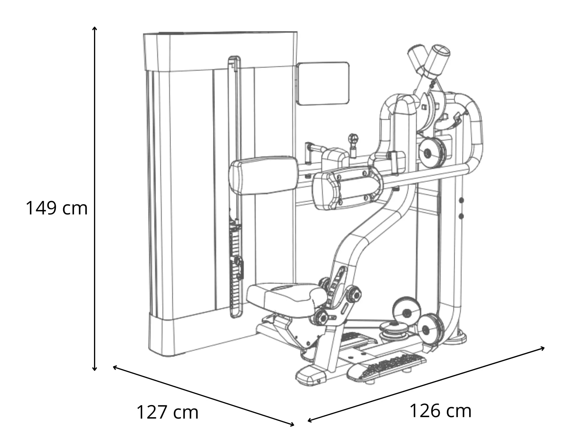 BH Fitness MOVEMIA Deltoid Raise M490