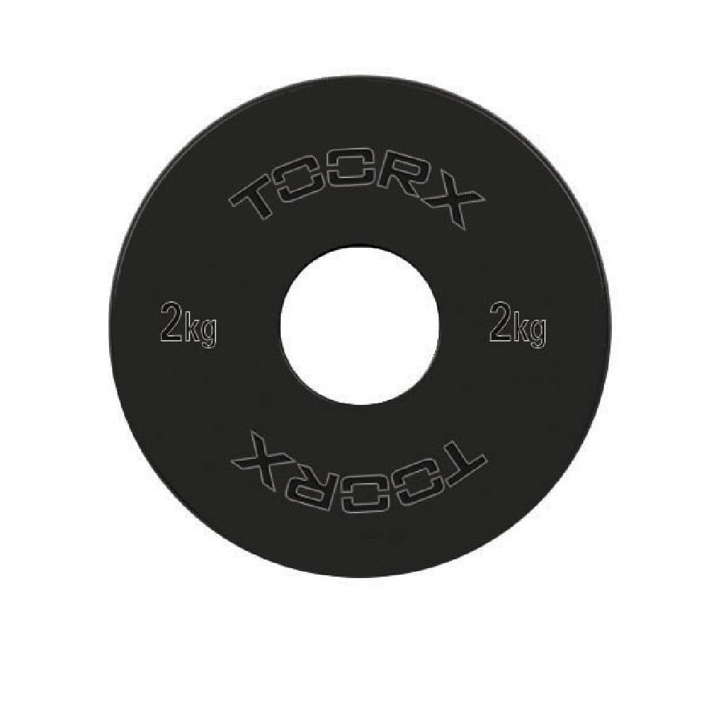 TOORX Mikro-Hantelscheiben Stahl (Paar) – Gewicht: 2 × 2 kg, Ansicht 4