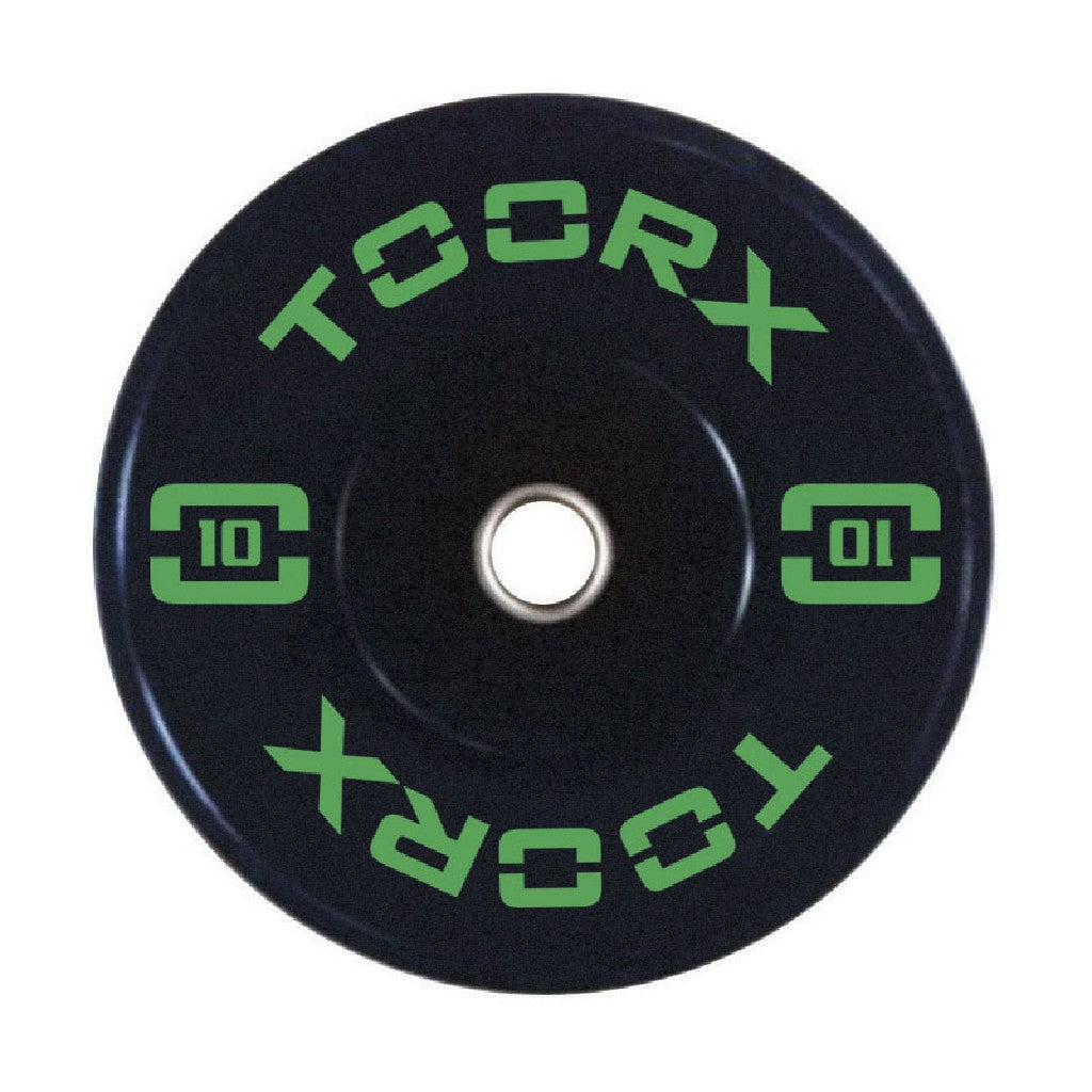 TOORX Bumper-Hantelscheiben Training Absolute – Gewicht: 10 kg, Ansicht 2