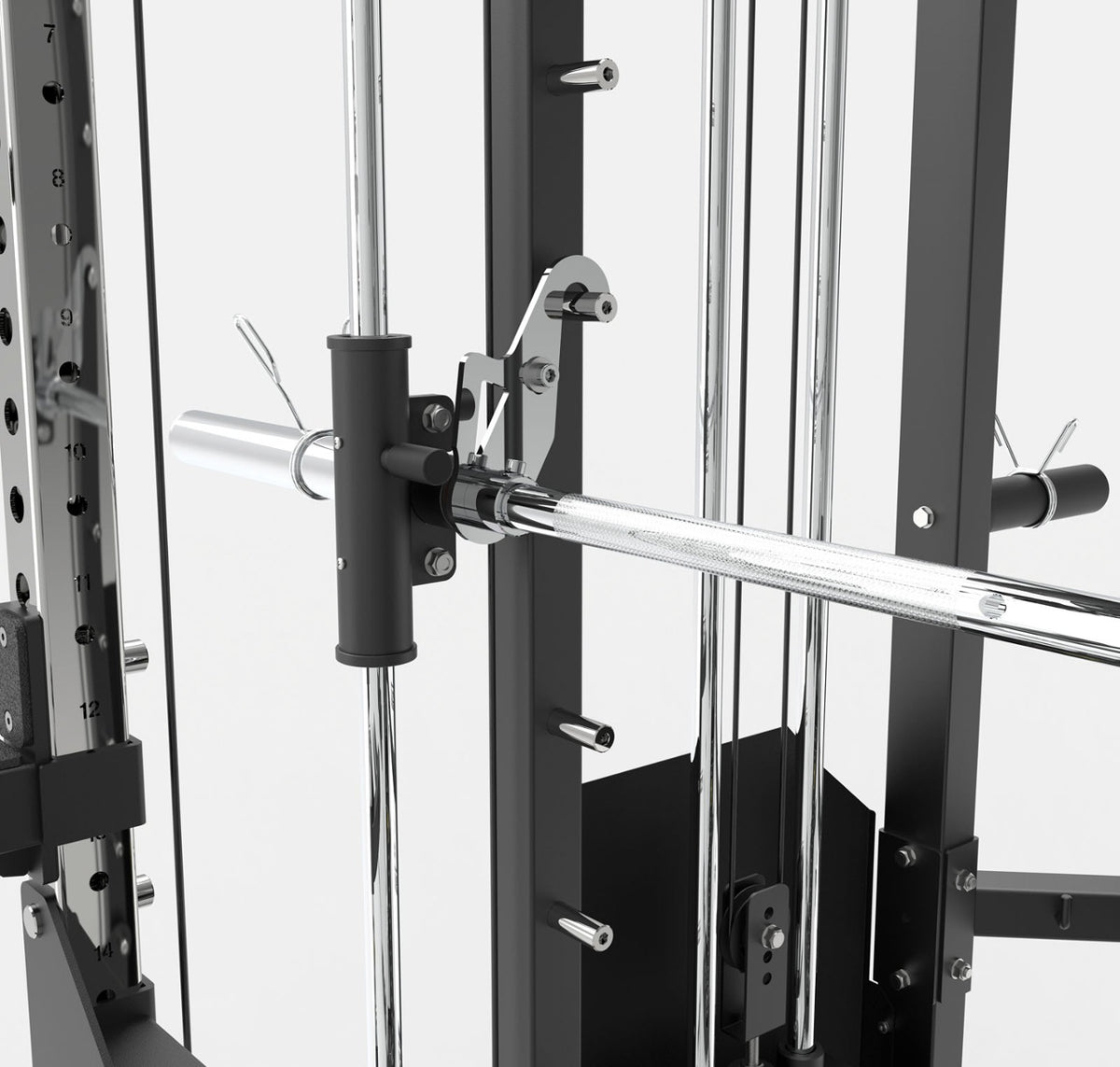 TOORX All-in-One-Station mit Functional Trainer, Multipresse und Rack ASX-5000 – Ansicht 3