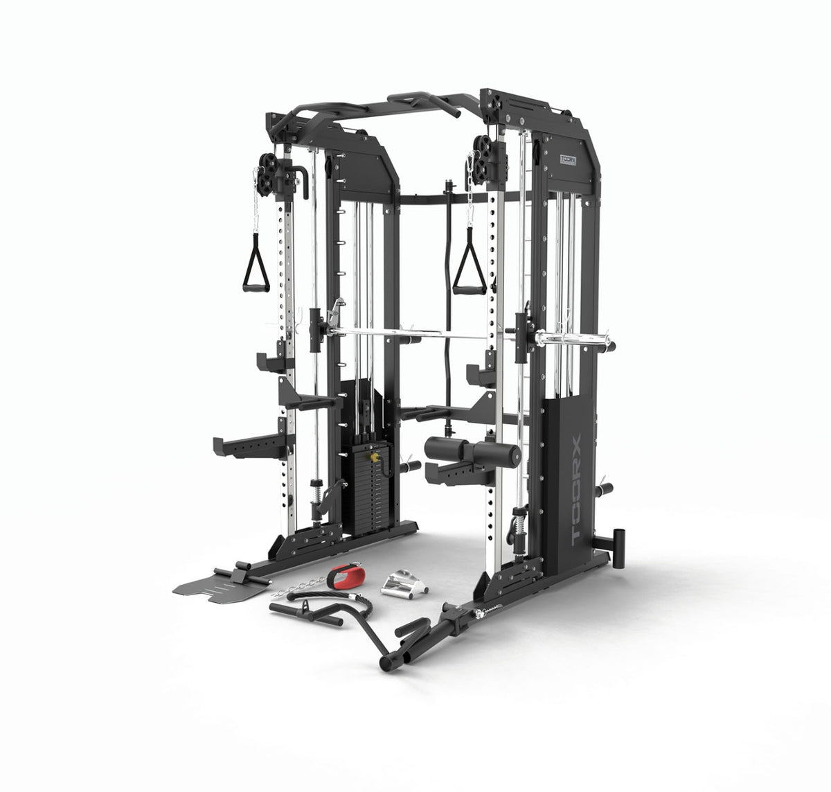 TOORX All-in-One-Station mit Functional Trainer, Multipresse und Rack ASX-5000 – Ansicht 5