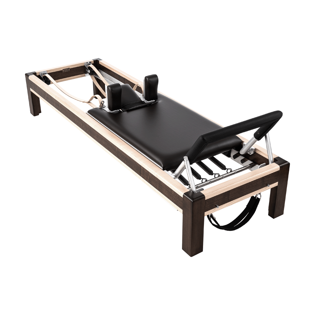 Legacy Apparatus Pilates Reformer 86″ / 89″ – Ausführung Nussbaum-Ahorn, Ansicht 2