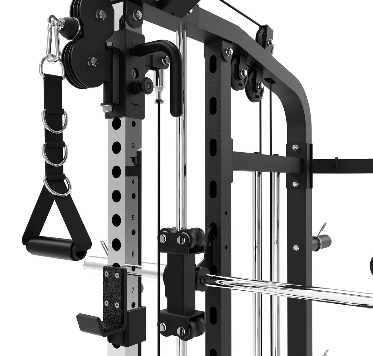 TOORX All-in-One-Station mit Functional Trainer, Multipresse und Rack ASX-4000 – Ansicht 3