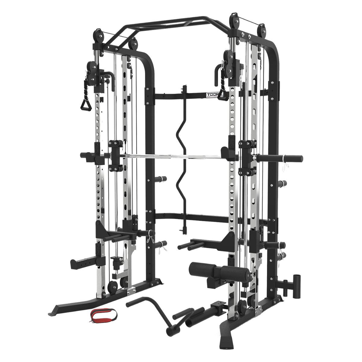TOORX All-in-One-Station mit Functional Trainer, Multipresse und Rack ASX-2000
