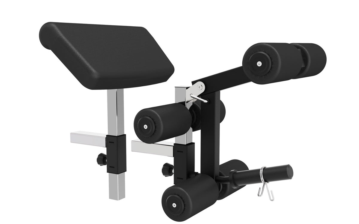 TOORX Arm-Curl- und Beinbeuger-Aufsatz für Hantelbank BENCHASX9.5 ALC-BENCHASX9.5