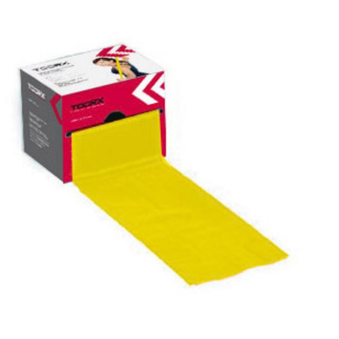 TOORX Gymnastikband auf Rolle latexfrei AHF-114/115/116 (25 m) – Stärke: Light (Gelb), Ansicht 4