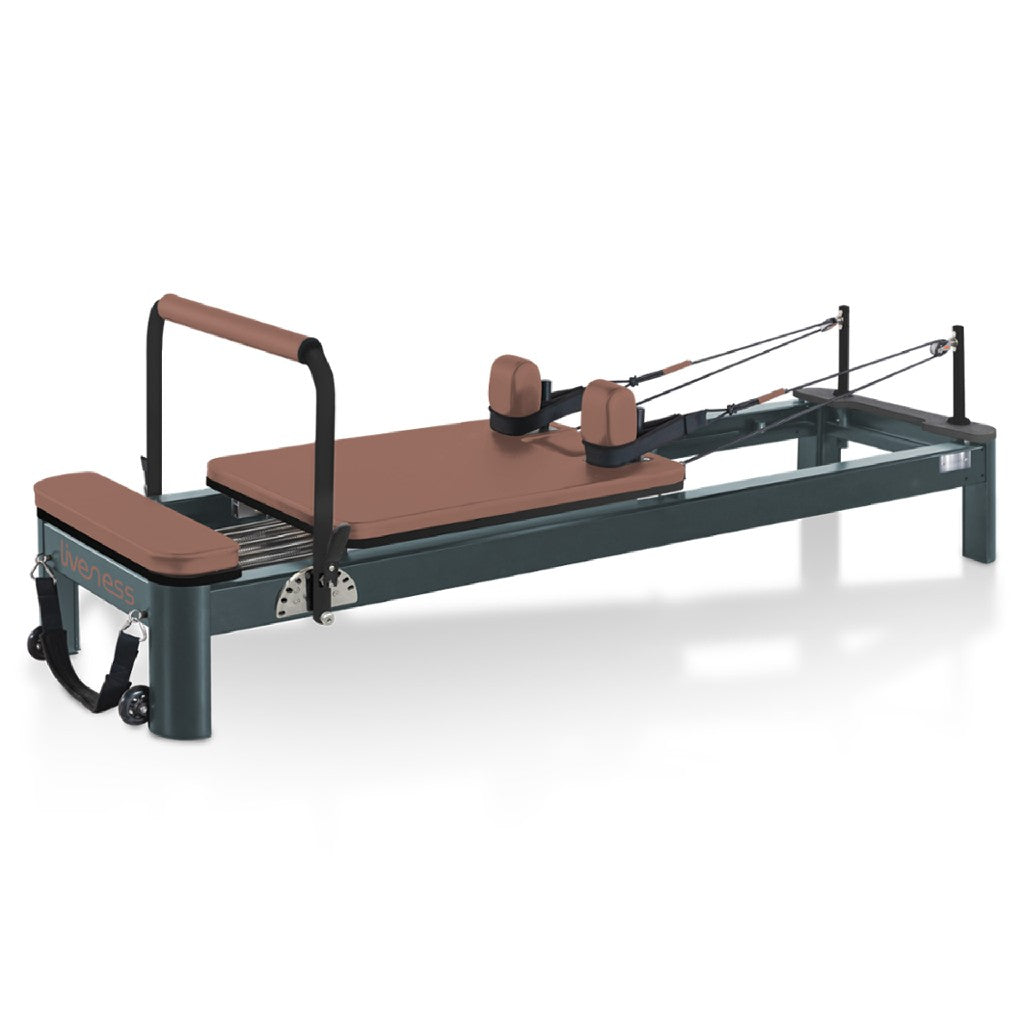 TOORX Liveness Reformer PTX-7500 Aluminium – Farbe: Underwood & Earth (Dunkelgrau/Braun), Ansicht 3