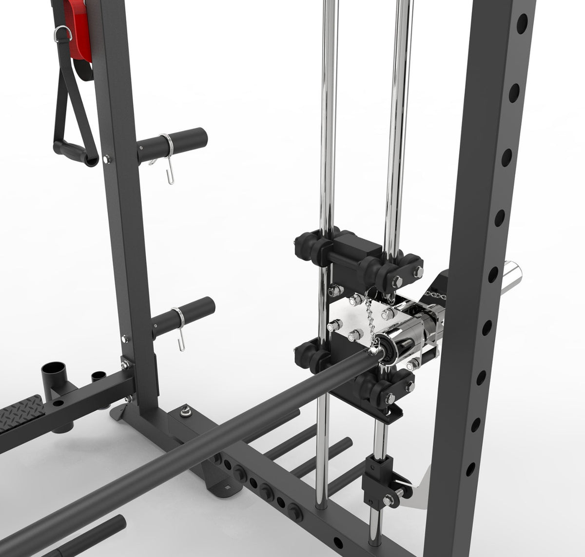 TOORX All-in-One-Station klappbar mit Functional Trainer, Latzug, Multipresse und Rack ASX-3000 – Ansicht 5