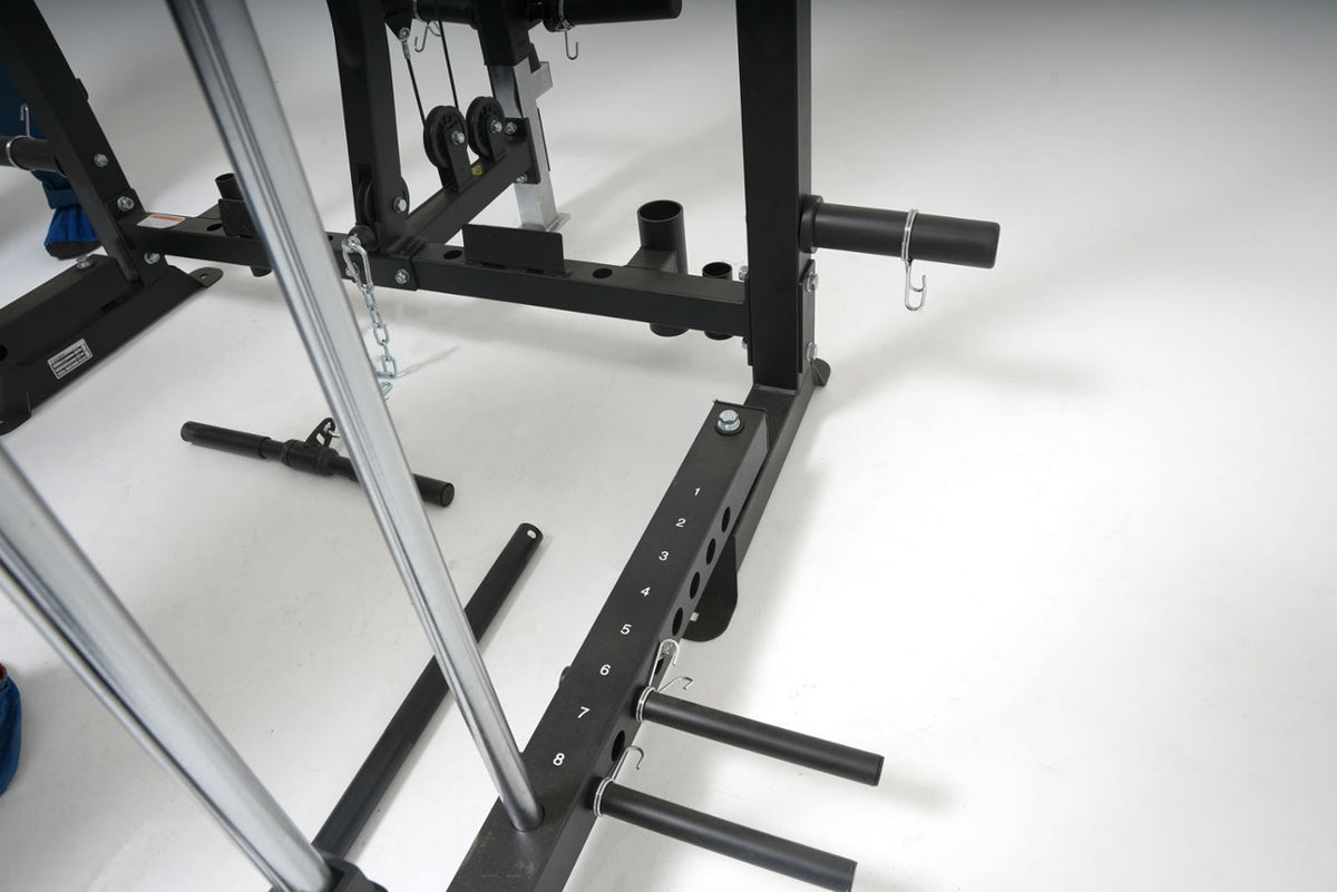 TOORX All-in-One-Station klappbar mit Functional Trainer, Latzug, Multipresse und Rack ASX-3000 – Ansicht 9