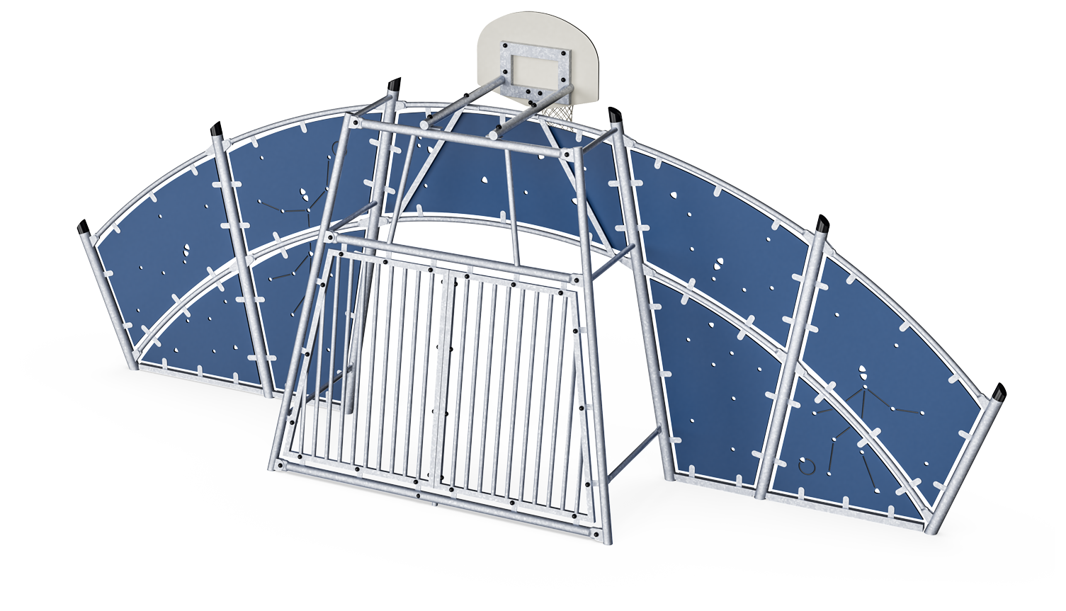 Kompan Outdoor Cosmos Multitor für Sportanlage