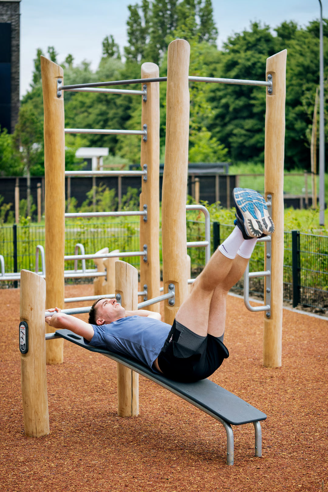 Kompan Outdoor Street Workout Robinia Combi 4