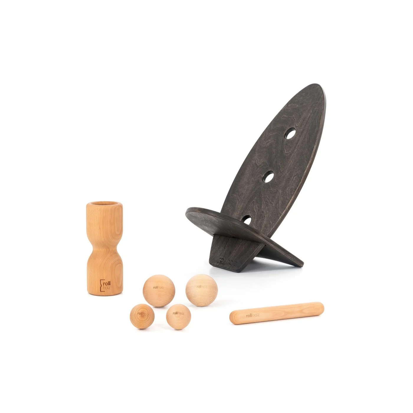 rollholz Balance Board Set groß 2.0