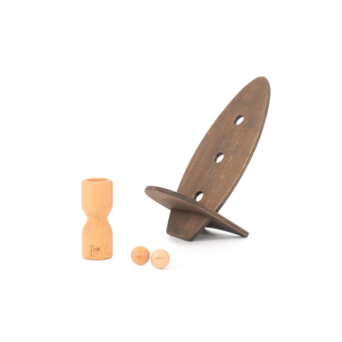 rollholz Balance Board Set klein 2.0