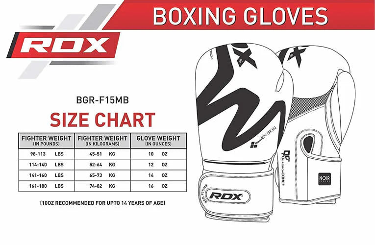 RDX Boxhandschuhe F15 Noir