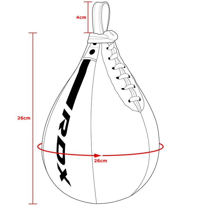 RDX Speedball mit Stahlwirbel KARA F6