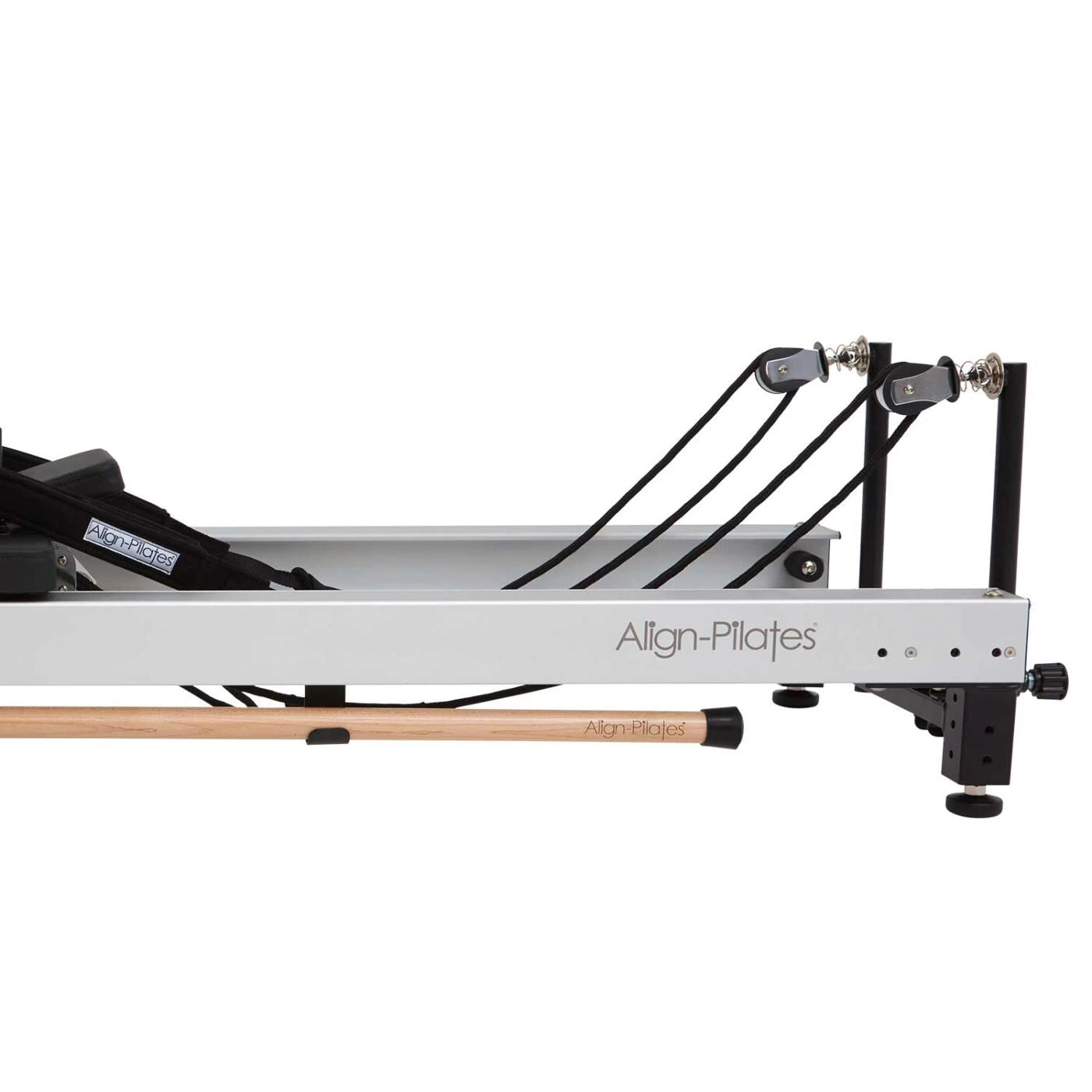 Pilates Reformer Silent Rope inkl. Rad & Feder