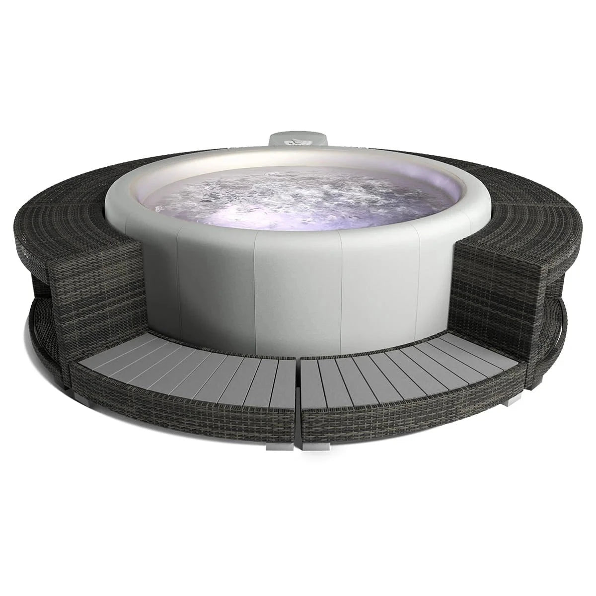 Softub Whirlpool UMRANDUNG Polyrattan