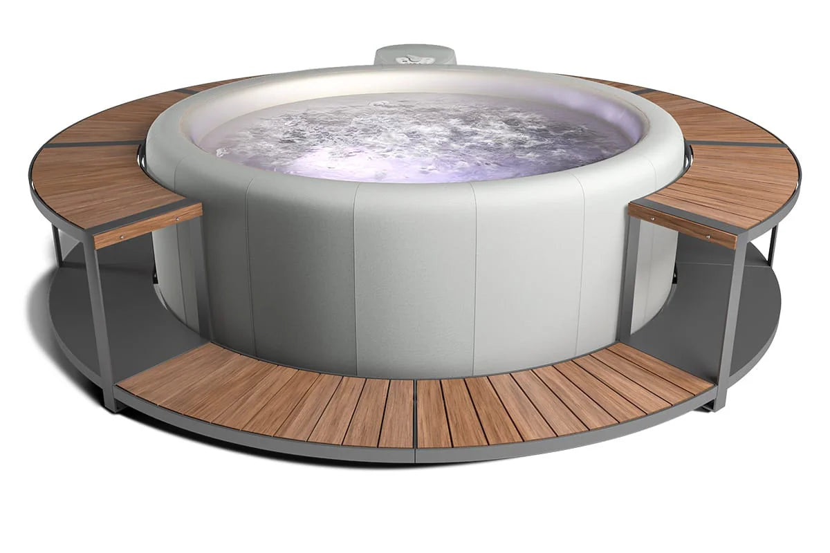 Softub Whirlpool UMRANDUNG Stauseeholz
