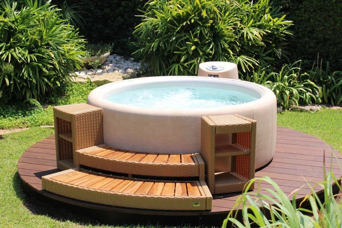 Softub Whirlpool STEPPER Polyrattan