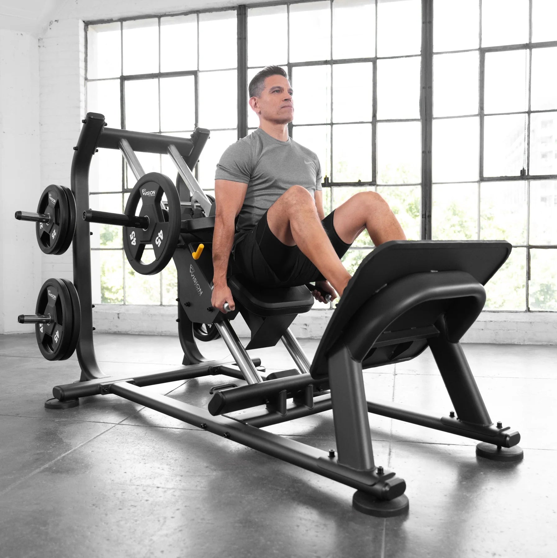 Vision Fitness Hack Squat Plate Loaded
