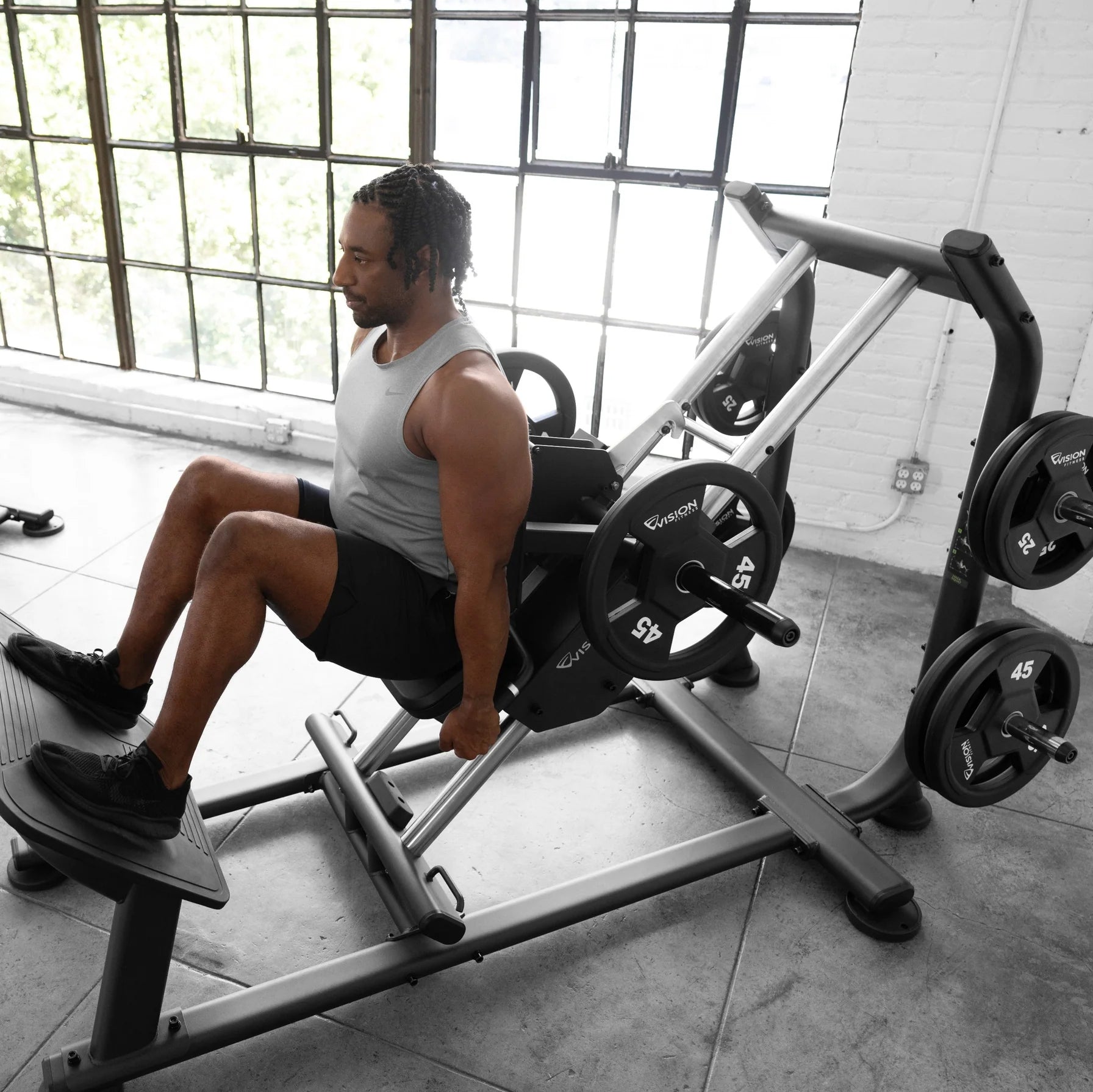 Vision Fitness Hack Squat Plate Loaded