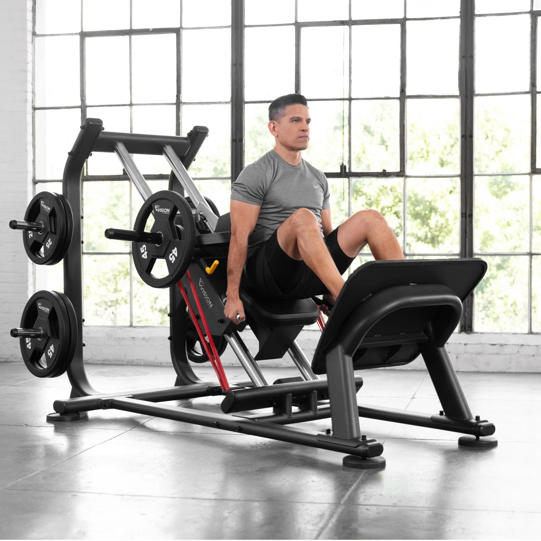 Vision Fitness Hack Squat Plate Loaded