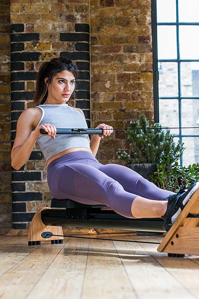 WaterRower Rudergerät A1 Eiche Hybrid mit Monorail