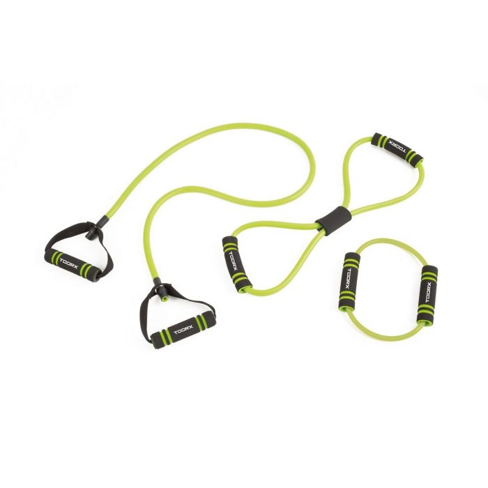 TOORX Widerstandstube-Set AHF-068 (3 Stärken, mit Tasche)