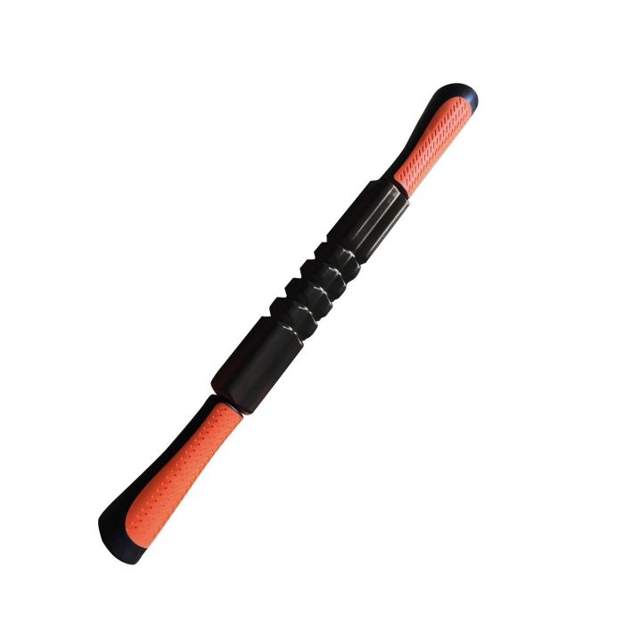 TOORX Massagestab mit Griffen AHF-111/126 (53 cm) – Farbe: Schwarz
